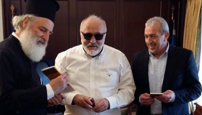 Ο Μητροπολίτης Αρκαλοχωρίου στον Υπουργό Εσωτερικών