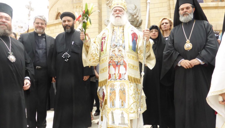 Η εορτή του Αγ. Γεωργίου στην ομώνυμη Πατριαρχική Μονή Παλαιού Καΐρου (ΦΩΤΟ)