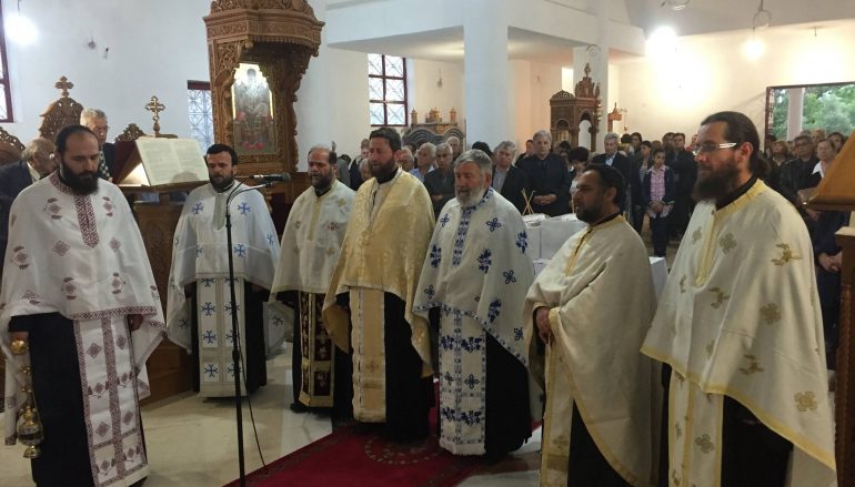 Ο εσπερινός των Αγίων Κωνσταντίνου και Ελένης στον Πύργο (ΦΩΤΟ)