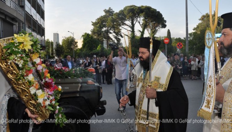 Υποδοχή της Παναγίας Φανερωμένης στην Κομοτηνή (ΦΩΤΟ)