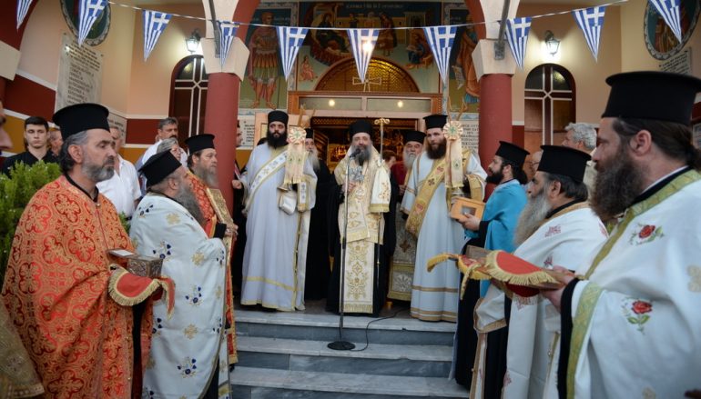 Ὁ Ἑσπερινός τοῦ Γενεσίου τοῦ Τιμίου Προδρόμου στήν Ι. Μ. Πατρῶν (ΦΩΤΟ)