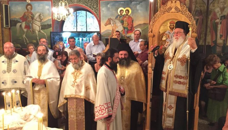 Ο εσπερινός των Αγίων Αναργύρων στην Ι. Μ. Μαντινείας (ΦΩΤΟ)
