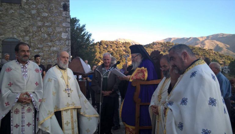 Αρχιερατικός Εσπερινός του Αγίου Παντελεήμονος στον Ομαλό Χανίων (ΦΩΤΟ)