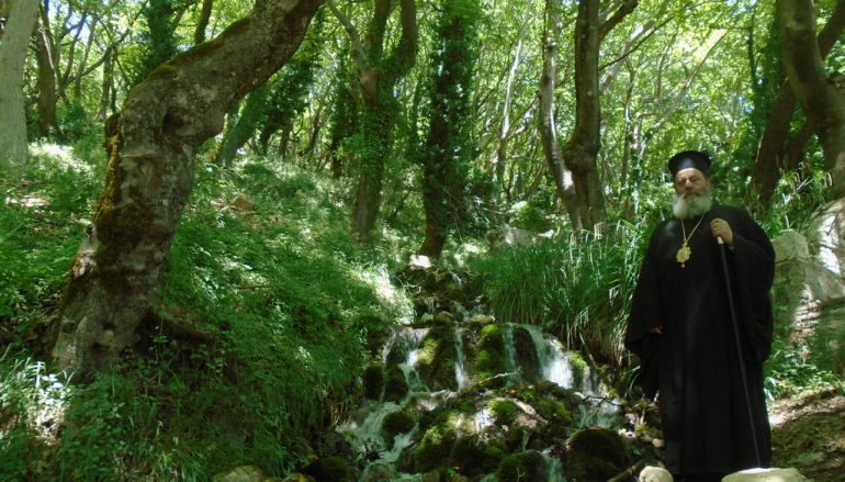 Ο Επίσκοπος Κερνίτσης στο πάτημα του Αγίου Ανδρέα (ΦΩΤΟ)
