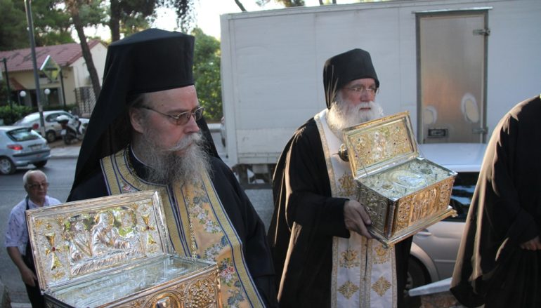 Δύο Ρώσοι Άγιοι στην Αγία Μαρίνα Εκάλης (ΦΩΤΟ)