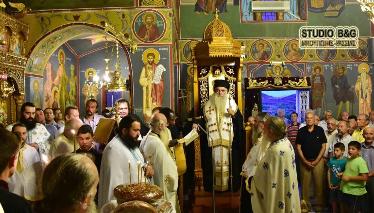 Αρχιερατικός Εσπερινός της Αγίας Μαρίνας στο Ροεινό Αργολίδος (ΒΙΝΤΕΟ, ΦΩΤΟ)