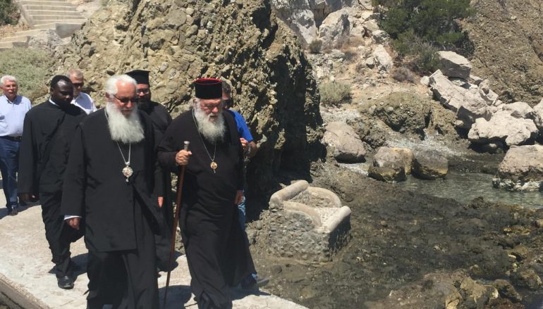 Στην νήσο Άμπελο ο Αρχιεπίσκοπος Ιερώνυμος (ΦΩΤΟ)