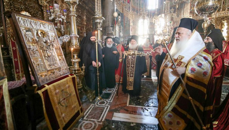 Η εορτή του Αγίου Παντελεήμονος στην Ι. Μ. Μονή Βατοπαιδίου (ΦΩΤΟ)