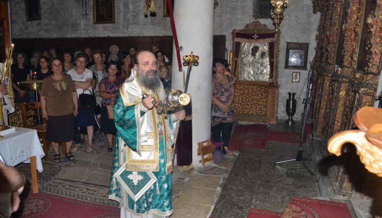 Ἱερὰ Ἀγρυπνία στὴν Ἱερὰ Μονὴ Ὑπεραγίας Θεοτόκου Μαρίτσης Πατρῶν (ΦΩΤΟ)
