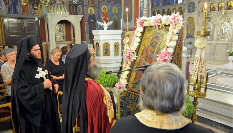 Πρώτη παράκληση στην Υπεραγία Θεοτόκο στην Ι. Μ. Λαγκαδά (ΦΩΤΟ)