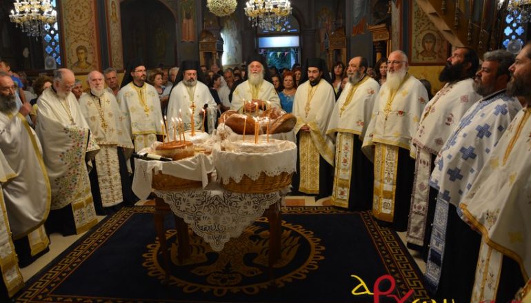 Ο εσπερινός της Μεταμορφώσεως του Σωτήρος στην Τρίπολη (ΦΩΤΟ)
