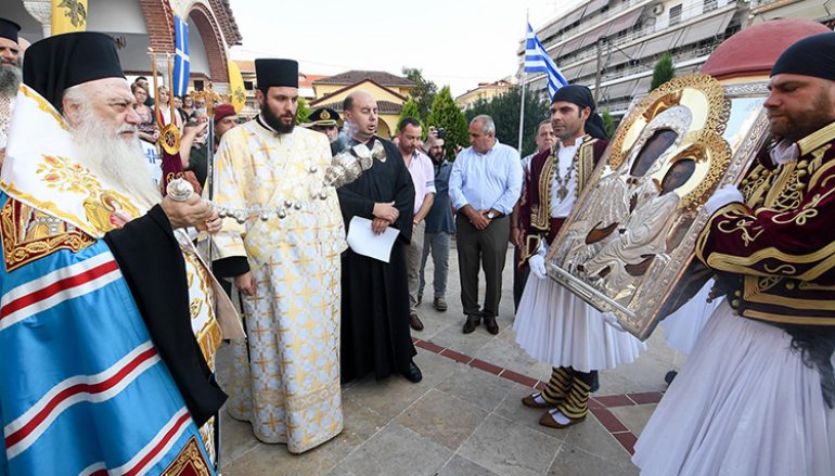 Η εικόνα της Παναγίας Γαλιλαίας στην Αλεξάνδρεια Ημαθίας (ΦΩΤΟ)