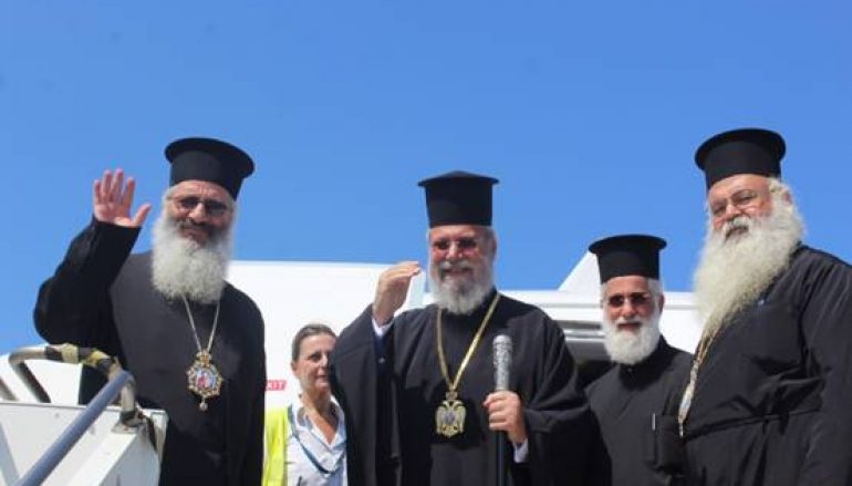 Αναχώρησε από την Κέρκυρα ο Αρχιεπίσκοπος Κύπρου Χρυσόστομος (ΦΩΤΟ)