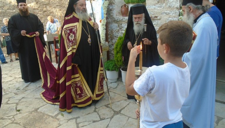Εσπερινός του Γενεθλίου της Θεοτόκου στην Ι. Μονή Φιλοκαλίου (ΦΩΤΟ)