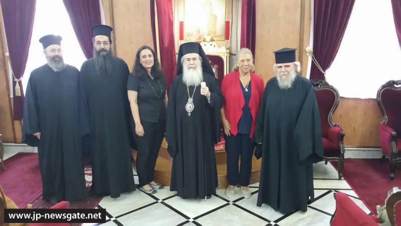 Η Lena Carrer επισκέφθηκε το Πατριαρχείο Ιεροσολύμων (ΦΩΤΟ)