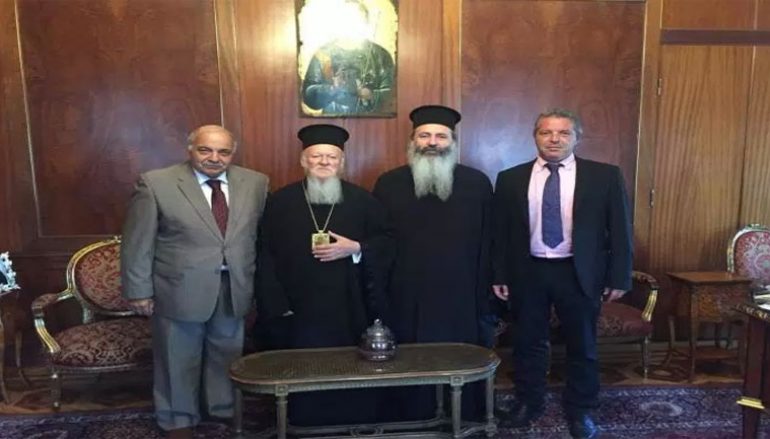 Συνάντηση Μητροπολίτη Κεφαλληνίας με τον Οικουμενικό Πατριάρχη