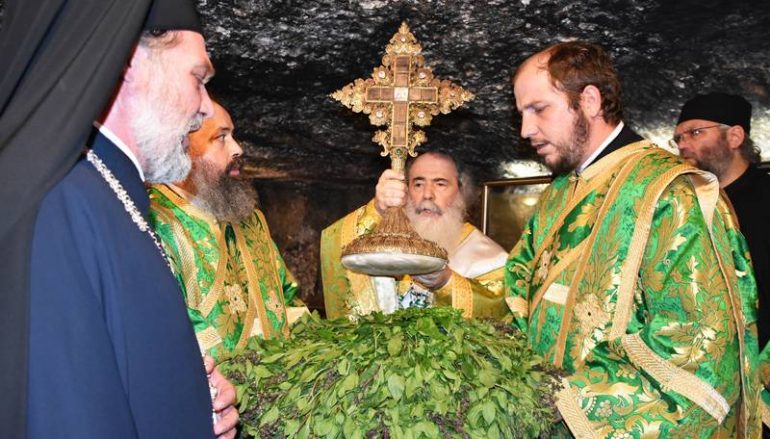 Η Εορτή της Υψώσεως του Τιμίου Σταυρού στο Πατριαρχείο Ιεροσολύμων (ΒΙΝΤΕΟ-ΦΩΤΟ)