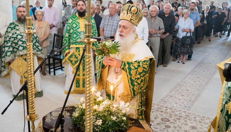 Η εορτή της Υψώσεως του Τιμίου Σταυρού στην Παλαιά Μητρόπολη Βεροίας (ΦΩΤΟ)