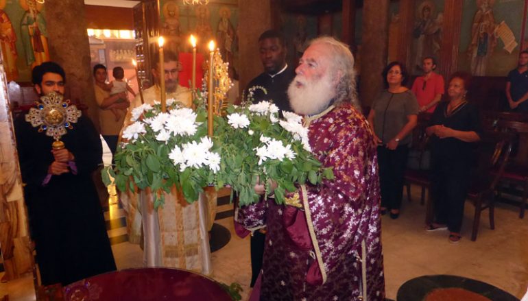 Ύψωση του Τιμίου Σταυρού και διορισμός νέου πατριαρχικού επίτροπου στην Αλεξάνδρεια (ΦΩΤΟ)