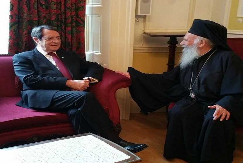 Ο Πρόεδρος της Δημοκρατίας Κύπρου  συναντήθηκε με τον Αρχιεπίσκοπο Θυατείρων