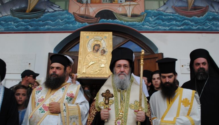 Στο Αντίρριο η Εικόνα της Παναγίας Βηματάρισσας (ΦΩΤΟ – ΒΙΝΤΕΟ)