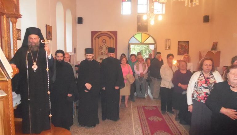 Ο Μητροπολίτης Θεσσαλιώτιδος στα Λουτρά Σμοκόβου (ΦΩΤΟ)