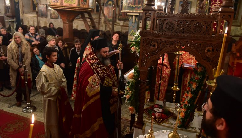 Τα Εγκώμια του Αγίου Δημητρίου από τον Μητροπολίτη Λαγκαδά (ΦΩΤΟ)