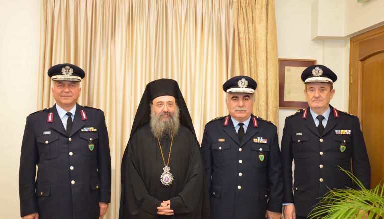 Ὁ Γεν. Ἐπιθεωρητής Ἀστυνομίας Νοτίου Ἑλλάδος στον Μητροπολίτη Πατρών
