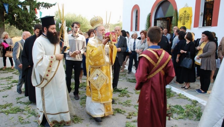 Εγκαίνια του Ι. Ν. Αγίου Ανδρέα στον Μαλακώντα Ερετρίας (ΦΩΤΟ)