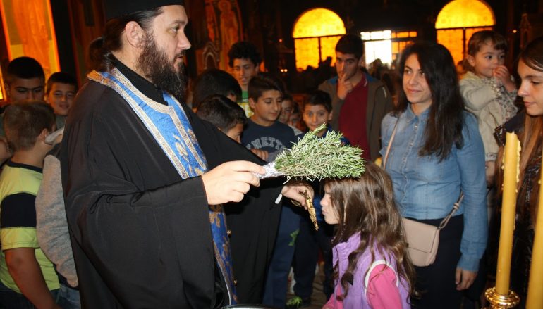 Αγιασμός για την έναρξη του κατηχητικού σχολείου στον Ι. Ν. Αγ. Αθανασίου Κατούνας (ΦΩΤΟ)