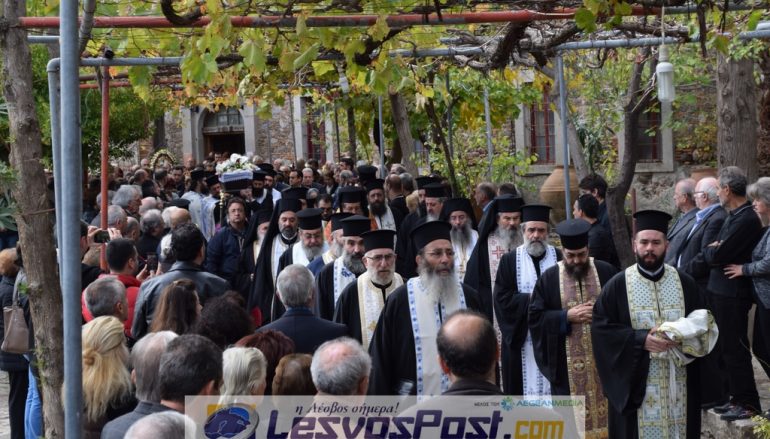 Εξόδιος Ακολουθία του μακαριστού Ηγούμενου της Ι. Μονής Λειμώνος (ΦΩΤΟ-ΒΙΝΤΕΟ)