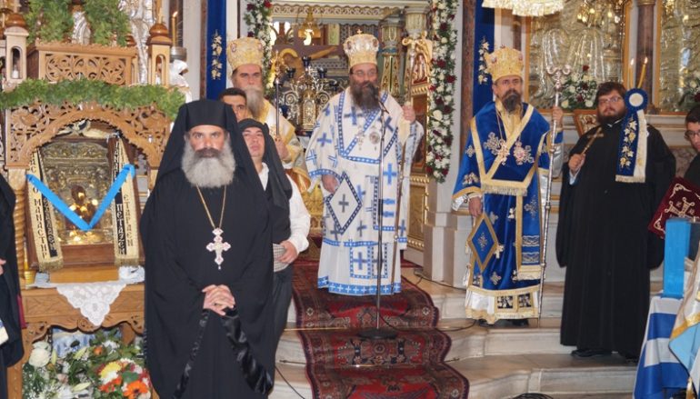 Τα Ελευθέρια της Χίου παρουσία της Παναγίας Σουμελά (ΦΩΤΟ-ΒΙΝΤΕΟ)