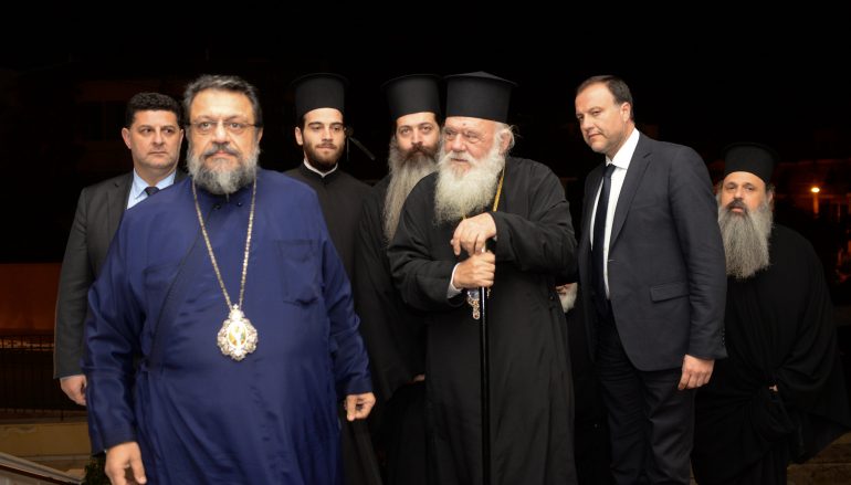 Στον εορτάζοντα Μητροπολίτη Μεσσηνίας ο Αρχιεπίσκοπος Ιερώνυμος (ΦΩΤΟ – ΒΙΝΤΕΟ)