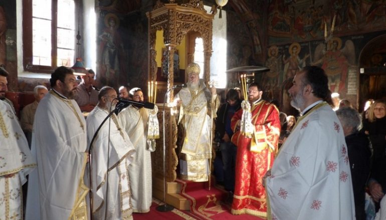 Αρχιερατική Θεία Λειτουργία στην Ι. Μονή Αγ. Γεωργίου Φενεού (ΦΩΤΟ)