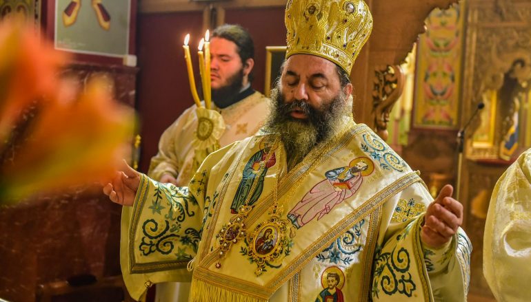 Αρχιερατική Θ. Λειτουργία επί τη Εορτή της Συνάξεως της Θεοτόκου στην Ι. Μ. Λαγκαδά (ΦΩΤΟ)