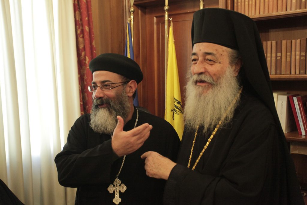 Ï ÐÁÔÑÉÁÑ×ÇÓ ÔÇÓ ÊÏÐÔÉÊÇÓ ÅÊÊËÇÓÉÁÓ ÈÅÏÄÙÑÏÓ ÓÔÇÍ ÉÅÑÁ ÓÕÍÏÄÏ ÔÇÓ ÅÊÊËÇÓÉÁÓ ÔÇÓ ÅËËÁÄÏÓ--×ÑÇÓÔÏÓ ÌÐÏÍÇÓ//EUROKINISSI