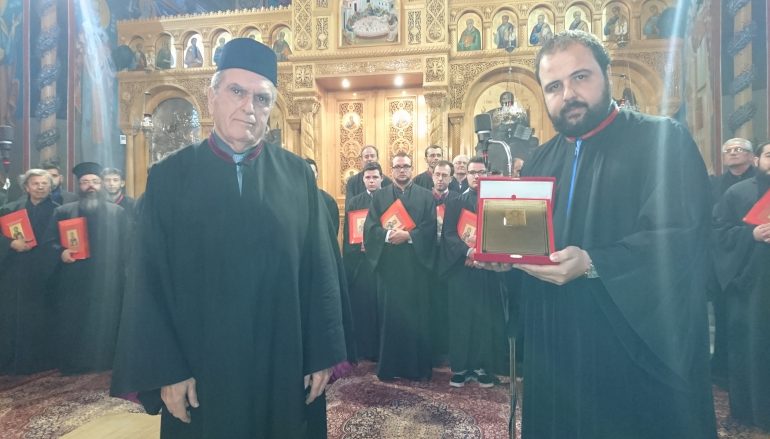 Ο πρωτοψάλτης κ. Θεόδωρος Βασιλικός στο Αγρίνιο (ΦΩΤΟ)