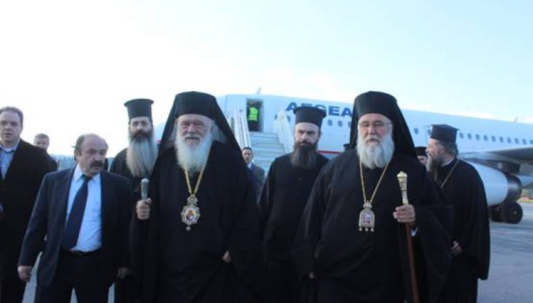 Ο Αρχιεπίσκοπος Αθηνών αφίχθη στην Κέρκυρα (ΦΩΤΟ)