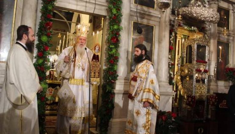 Αρχιεπίσκοπος Αθηνών: “Ο Άγιος Σπυρίδων υπήρξε ουράνιος άνθρωπος και επίγειος Άγγελος“ (ΦΩΤΟ)