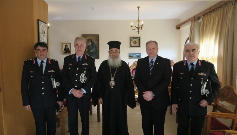 Επίσκεψη του Αρχηγού της Ελληνικής Αστυνομίας στον Μητροπολίτη Φθιώτιδος (ΦΩΤΟ)
