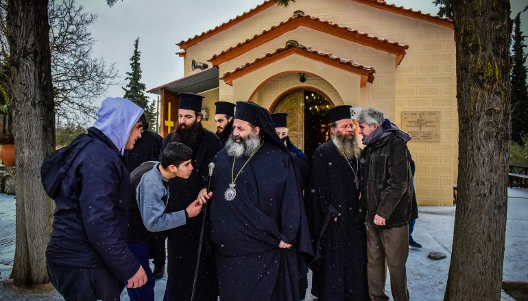 Επίσκεψη μαθητών Γυμνασίου της Θεσσαλονίκης στην Ι. Μ. Λαγκαδά (ΦΩΤΟ)