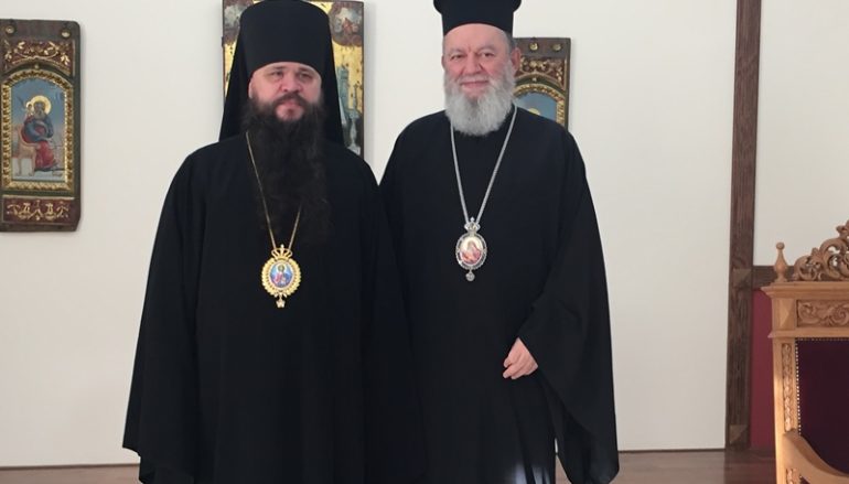 Επίσκεψη Ρώσου Επισκόπου στον Μητροπολίτη Χαλκίδος (ΦΩΤΟ)
