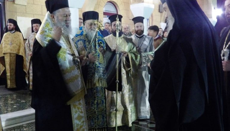 Υποδοχή Ιερών Λειψάνων στην Ι. Μ. Χαλκίδος (ΦΩΤΟ)