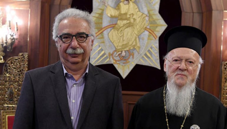 Συνάντηση του Υπουργού Παιδείας με τον Οικουμενικό Πατριάρχη (ΦΩΤΟ)