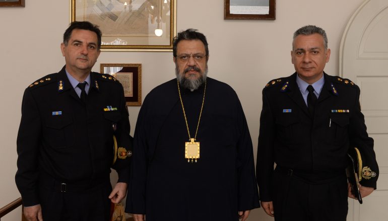 Στο Μητροπολίτη Μεσσηνίας ο νέος Διοικητής της Πυροσβεστικής Καλαμάτας (ΦΩΤΟ)