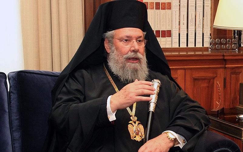 Ο Αρχιεπίσκοπος Κύπρου επιρρίπτει ευθύνες στην Τουρκία για τις εξελίξεις στο Κυπριακό