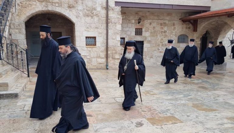 Θεία Λειτουργία των Προηγιασμένων Δώρων στο Πατριαρχείο Ιεροσολύμων (ΦΩΤΟ)