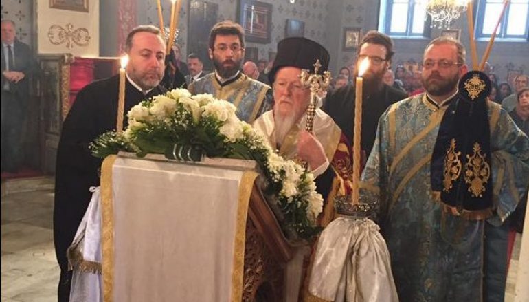 Ο Οικ. Πατριάρχης στους Γ’ Χαιρετισμούς στην Παναγία Βλαχερνών (ΦΩΤΟ)