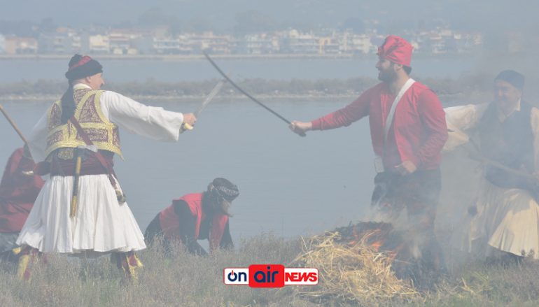 Ο Μητροπολίτης Αιτωλίας στην αναπαράσταση της Μάχης της Κλείσοβας (ΦΩΤΟ)