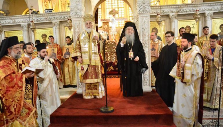 Η Κυριακή της Ορθοδοξίας στην Ι. Μητρόπολη Θεσσαλονίκης (ΦΩΤΟ)